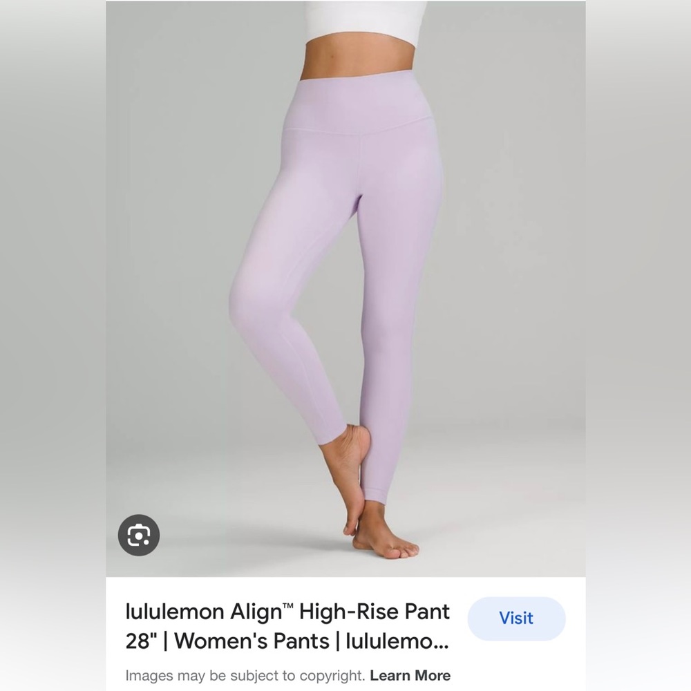 Lulu lemon high rise align leggings